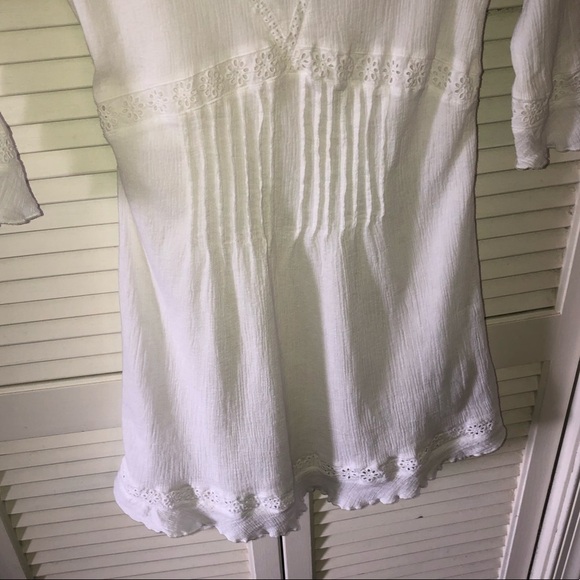 Sanctuary Crochet Mini dress flare sleeve Small - Picture 3 of 9